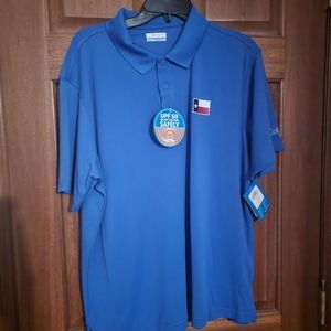 New Columbia PFG Fish Series Polo